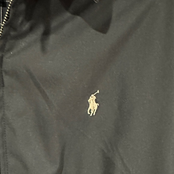 Polo by Ralph Lauren Black Windbreaker Jacket - Picture 3 of 5